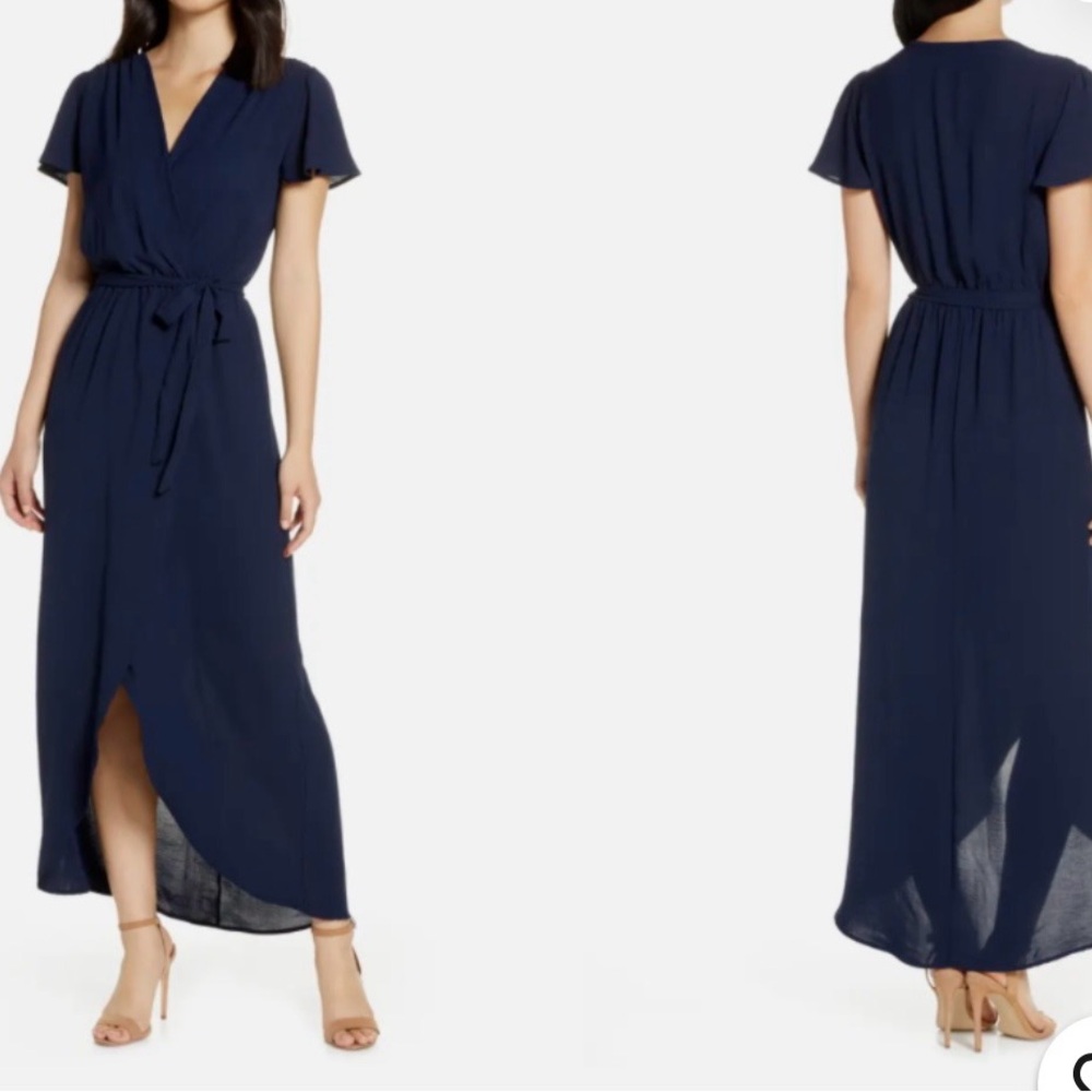 Chic Navy Maxi Dress